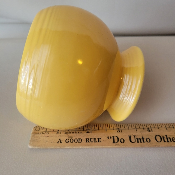 Vintage Fiesta Yellow Marmalade (?) Bowl (no lid) - Picture 7 of 13